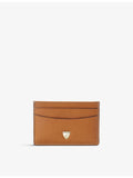 Aspinal of London logo-embellished leather card holder, UK version