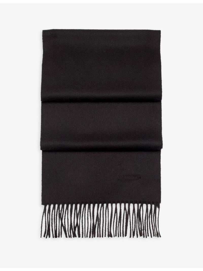 Aspinal of London cashmere scarf with tassel edges, imported from the UK