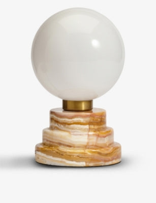 Soho Home marble table lamp with brass details 20cm (British brand)