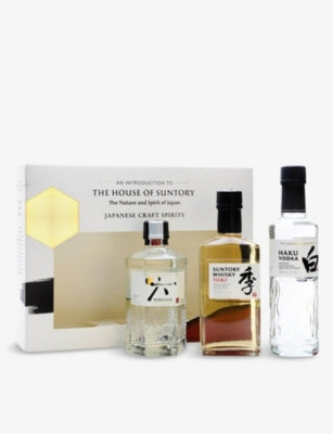 The House of Suntory Japanese craft spirit gift set 3x200ml (British brand)