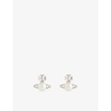 selfridges Vivienne Westwood Balbina Brass and Faux-Pearl Stud Earrings- Buy online at McGrocer