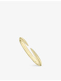 Shaune Leane 9mm vermeil gold plated sterling silver cuff bangle (British brand)