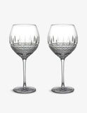 Waterford Irish Lace crystal white wine glasses, imported from the UK