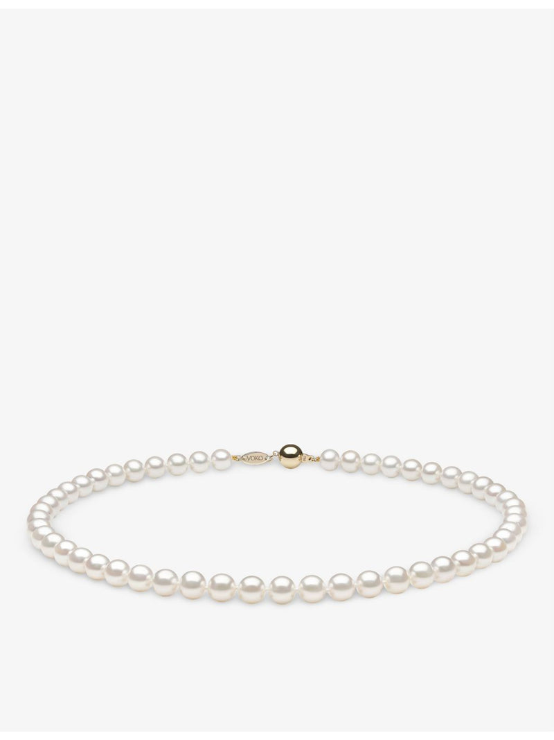 Yoko London 18ct gold freshwater pearl necklace 44cm (British brand)