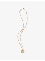selfridges Maje Gemini Brass Coin Necklace- Buy online at McGrocer