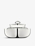 Christofle Vertigo silver-plated caviar set 17cm - British product