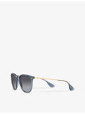 Ray-Ban Erika round-frame sunglasses horn effect, imported from the UK