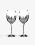 Waterford Lismore Diamond Essence crystal goblets set of two - British product