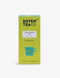 Doyen Tea Co. Pure Green teabags 25 count, imported from the UK