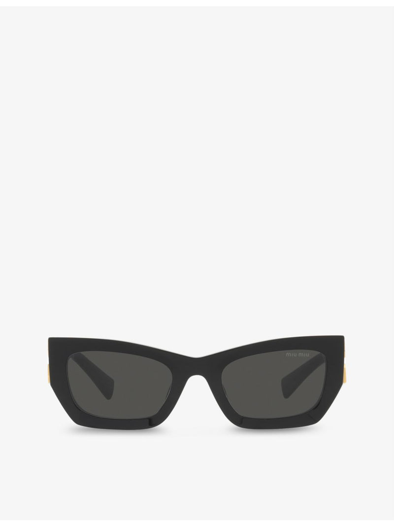 Miu Miu MU 09WS rectangle acetate sunglasses, UK version