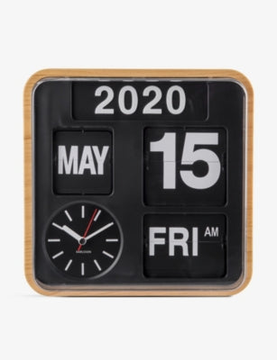 Karlsson Mini Flip mechanical wall clock 24.5cm (British brand)