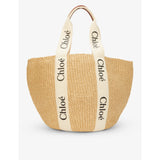 selfridges Chloé Woody Medium Paper Basket Bag- Buy online at McGrocer