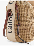 Chloé Woody small raffia basket bag - British product