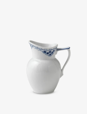 Royal Copenhagen Princess lace-painted porcelain cream jug 170ml (British brand)