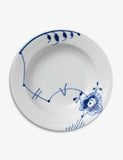 Royal Copenhagen Blue Fluted Mega porcelain deep plate 21cm - British product