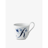 Royal Copenhagen porcelain mug Alphabet R hand-painted 330ml (British brand)