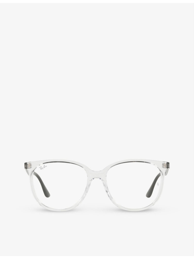 Ray-Ban RX4378V round acetate glasses 52mm (British brand)