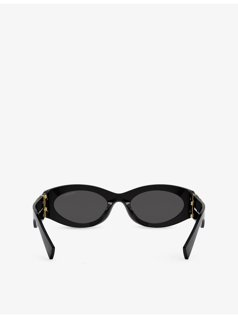 Miu Miu oval acetate sunglasses MU 11WS, imported from the UK