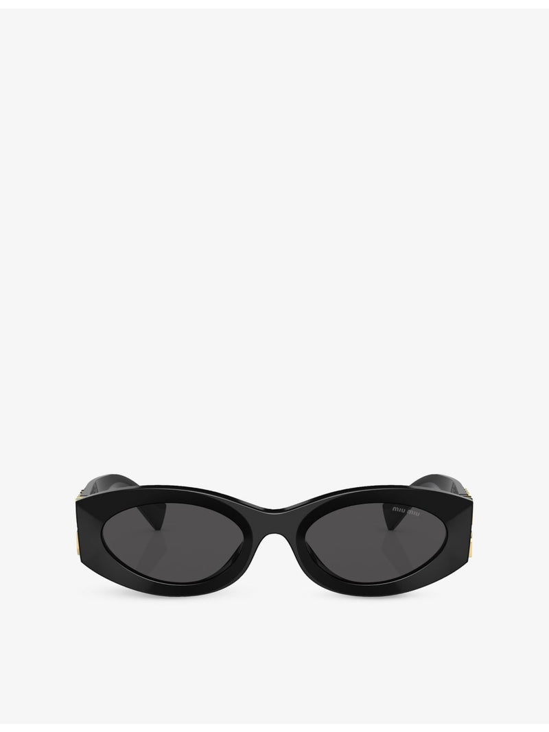 Miu Miu oval acetate sunglasses MU 11WS, imported from the UK