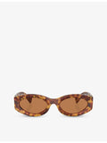 Miu Miu oval acetate sunglasses in MU 11WS style - British product