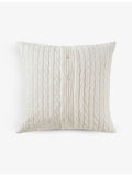 Ralph Lauren Home logo-embroidered cushion cover 45cm - British product