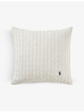 Ralph Lauren Home logo-embroidered cushion cover 45cm - British product