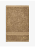 BOSS Loft logo-embroidered cotton towel (British brand)