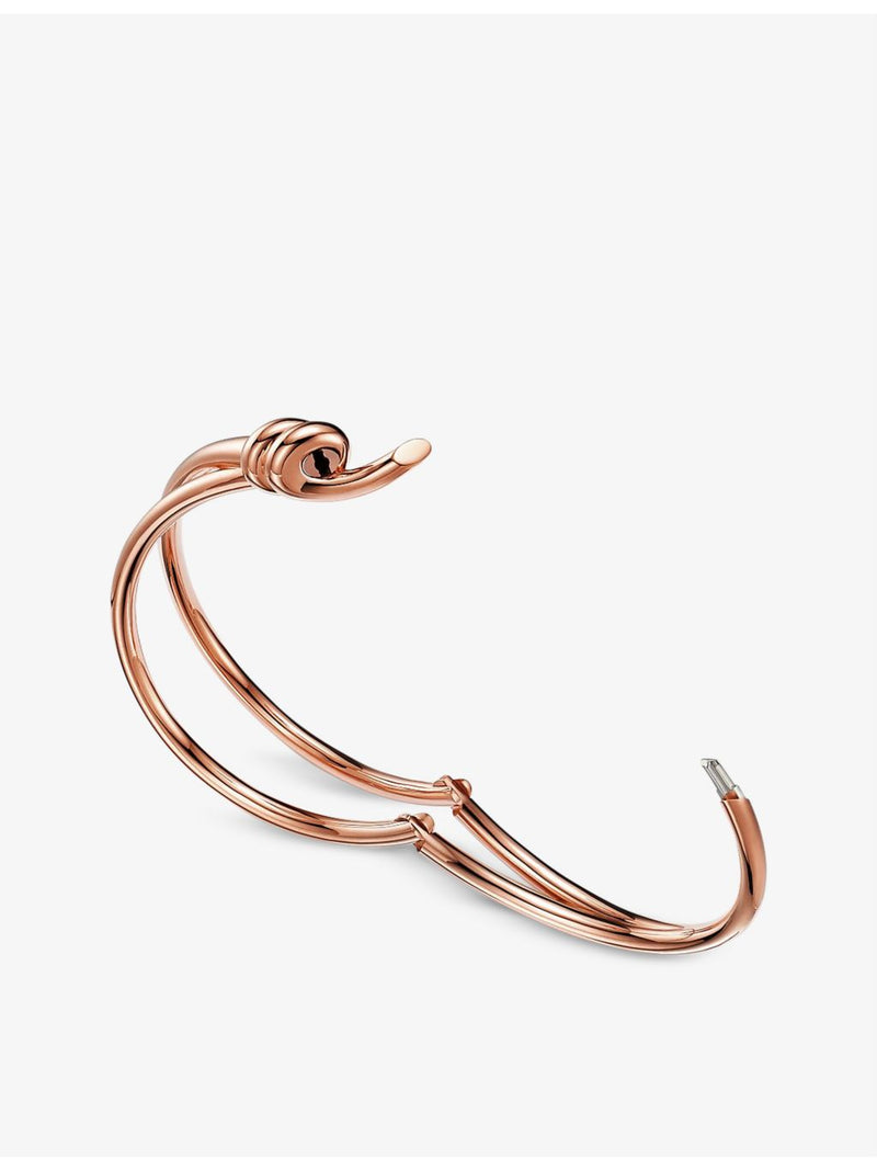 Tiffany & Co Knot bangle 18ct rose gold, imported from the UK