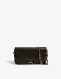 Zadig & Voltaire Rock Grained Leather Clutch
