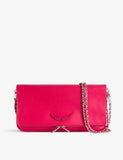 Zadig & Voltaire Rock Grained Leather Clutch