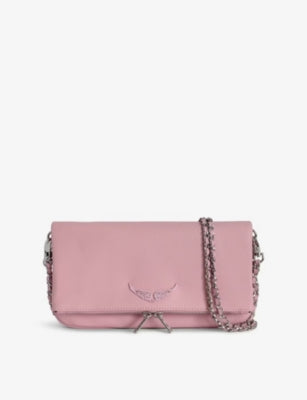 Zadig & Voltaire Rock Grained Leather Clutch