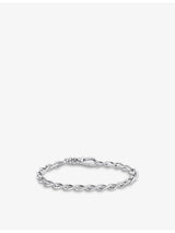 selfridges Thomas Sabo Twisted Sterling-Silver Bracelet 18mm- Buy online at McGrocer