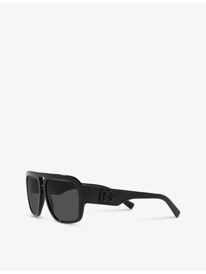 Dolce & Gabbana DG4403 pilot-frame acetate sunglasses, UK version