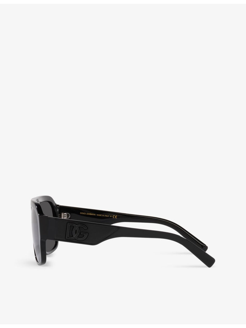 Dolce & Gabbana DG4403 pilot-frame acetate sunglasses, UK version