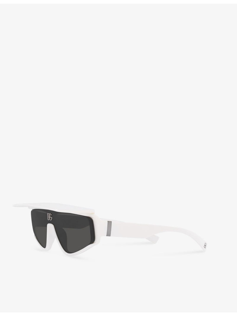 Dolce & Gabbana rectangle-frame nylon sunglasses, UK version