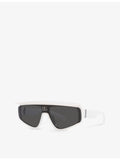 Dolce & Gabbana rectangle-frame nylon sunglasses, UK version