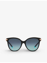 selfridges Tiffany & Co TF4193B Pillow-Frame Acetate Sunglasses- Buy online at McGrocer