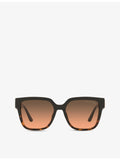 Michael Kors Karlie MK2170U square-frame acetate sunglasses, imported from the UK