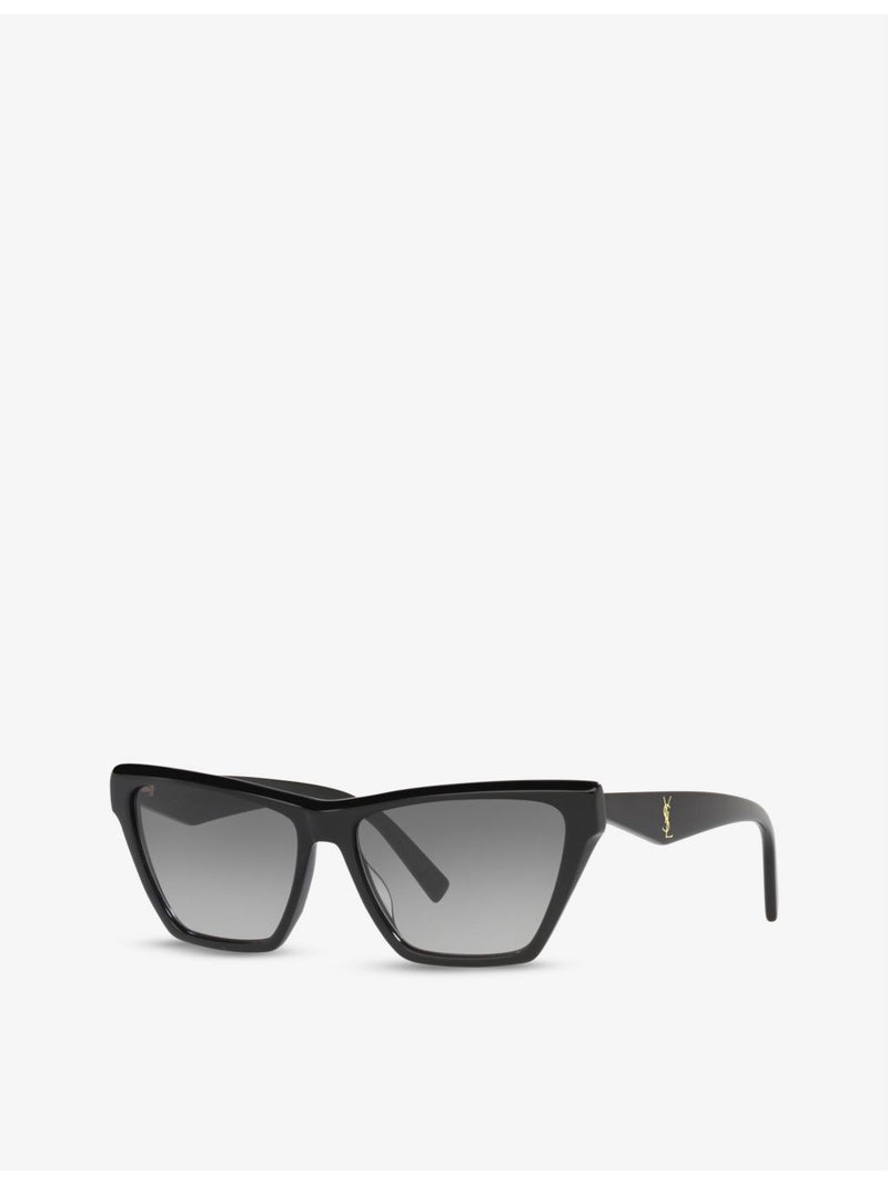 Saint Laurent cat-eye acetate sunglasses SL M103 (British brand)