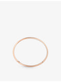 Boucheron Quatre Classique small gold and diamond bangle, imported from the UK