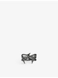 Shaun Leane triple band ring with thorn detail, UK version