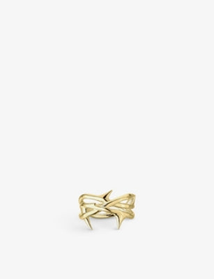 Shaun Leane Rose Thorn Yellow Gold-Plated Vermeil Sterling Silver Ring