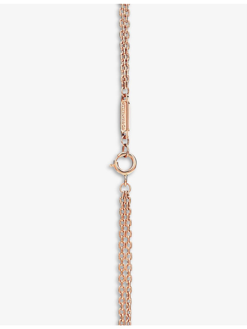 Tiffany & Co HardWear necklace 18ct rose gold, imported from the UK