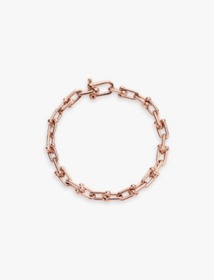 Tiffany & Co. HardWear 18ct Rose-Gold Link Bracelet 7.5 Inches