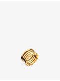 Bvlgari B.zero1 four-band ring 18ct yellow-gold, imported from the UK