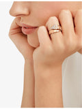 Bvlgari Serpenti Viper 18ct rose gold diamond ring, UK version