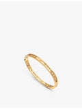 Bvlgari B.zero1 18ct yellow gold bangle bracelet 16cm (British brand)