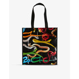 selfridges Seletti Wears Toiletpaper Snakes Tiny Grocery Woven Bag- Buy online at McGrocer