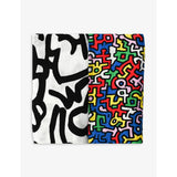 selfridges Etta Loves X Keith Haring Graphic-Print Organic-Cotton Muslin Squares Pack of Three- Buy online at McGrocer