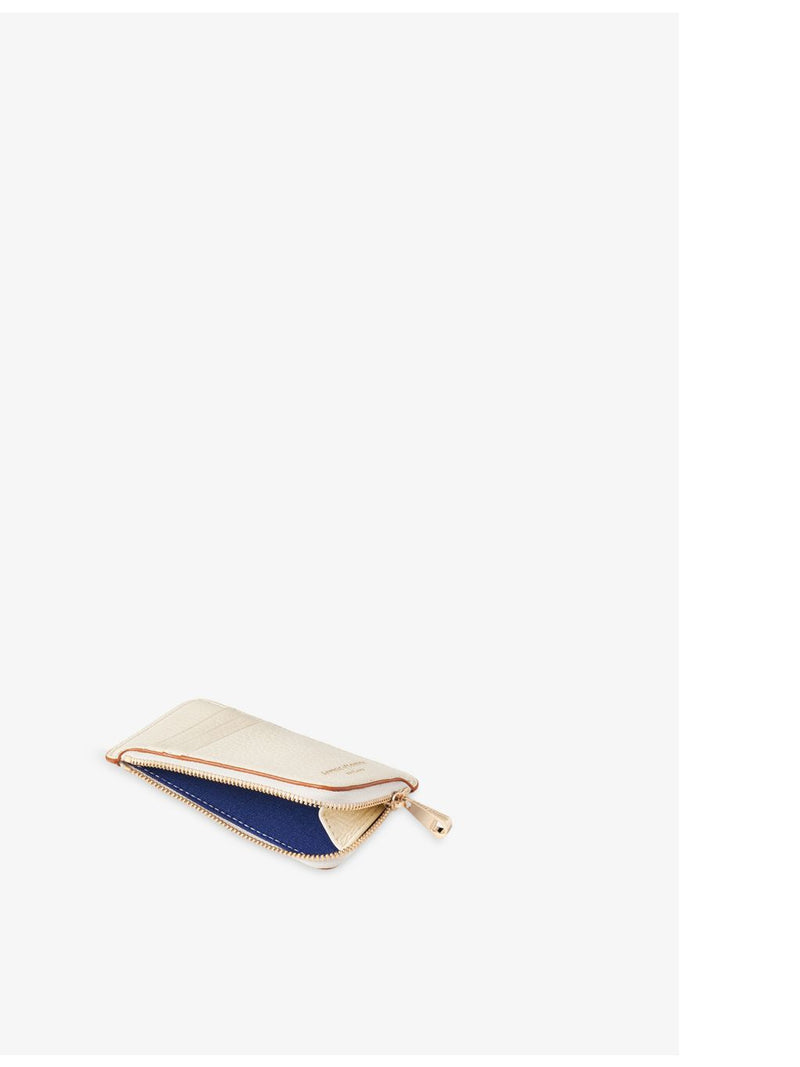 Aspinal of London leather coin and card holder 10cm, (British brand)